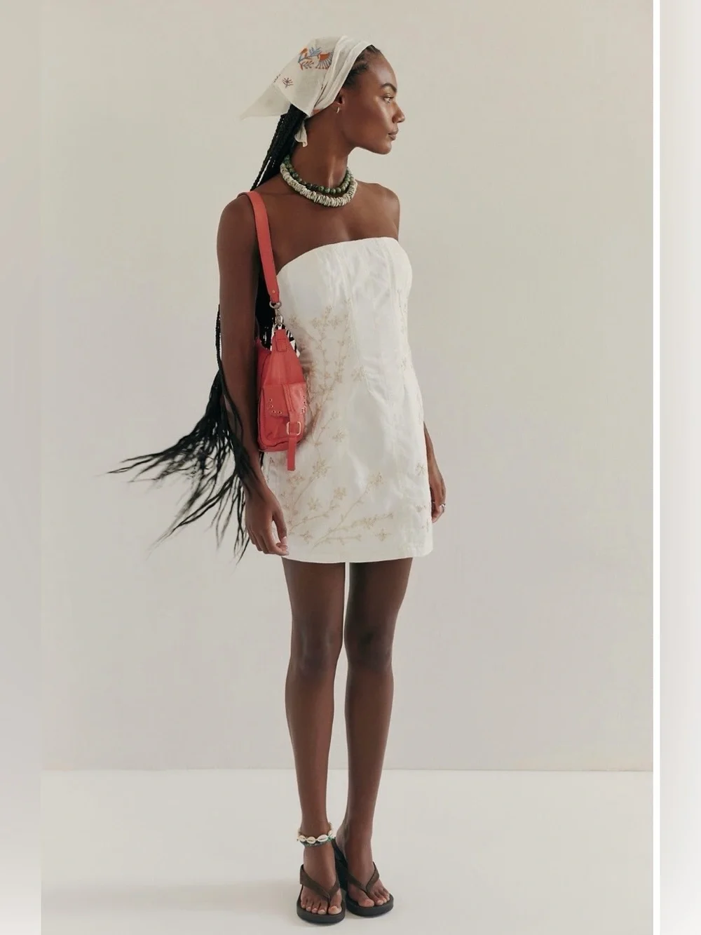 Free People Moon Flower Mini Dress 💯 Cotton NWT